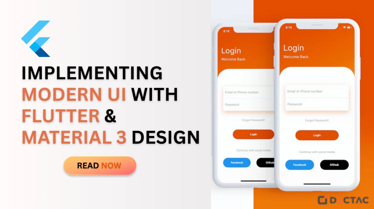 Implementing  Modern UI with  Flutter &  Material 3 Design