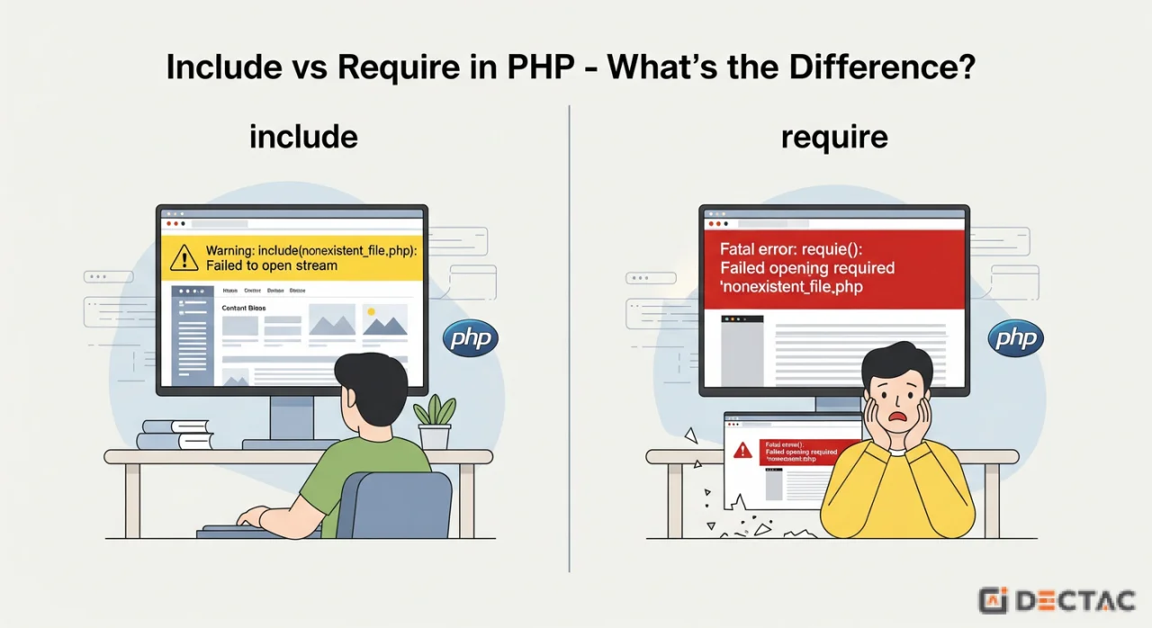 include vs. require in PHP: What’s the Difference and When to Use Them?